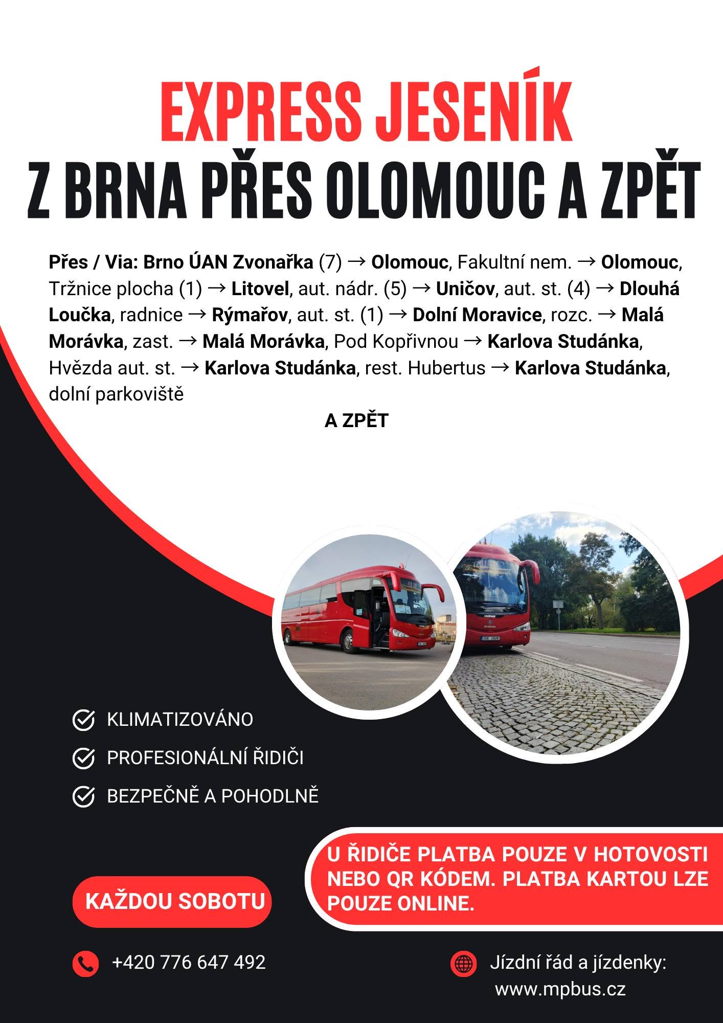 Informace autobus